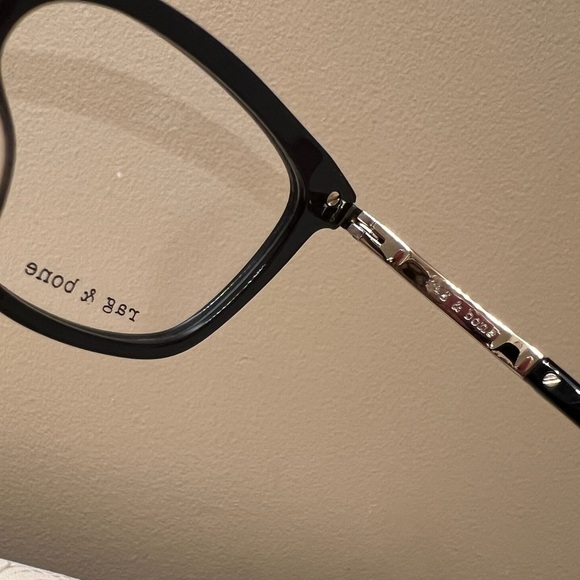 ❣️SOLD ❣️Rag & Bone Black Acetate Cat Eyes Glasses New - Picture 8 of 9